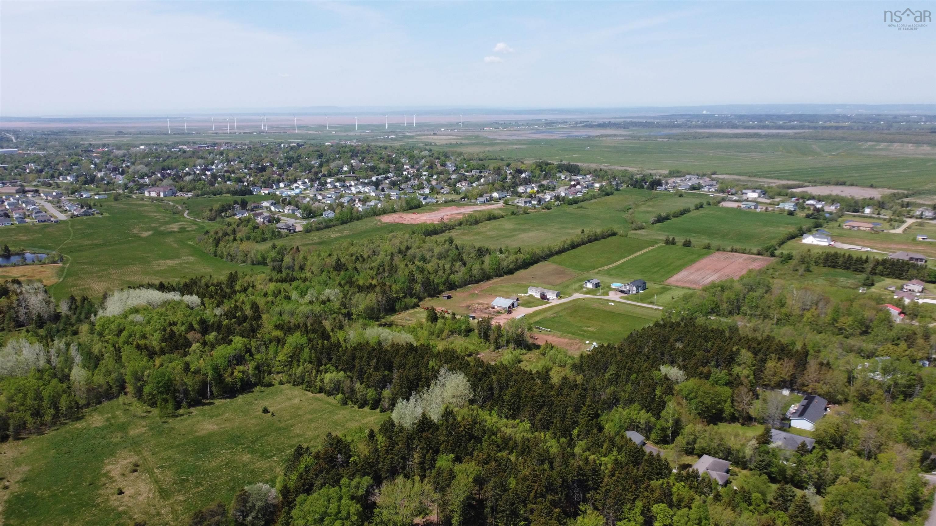 Aerial view of property's location