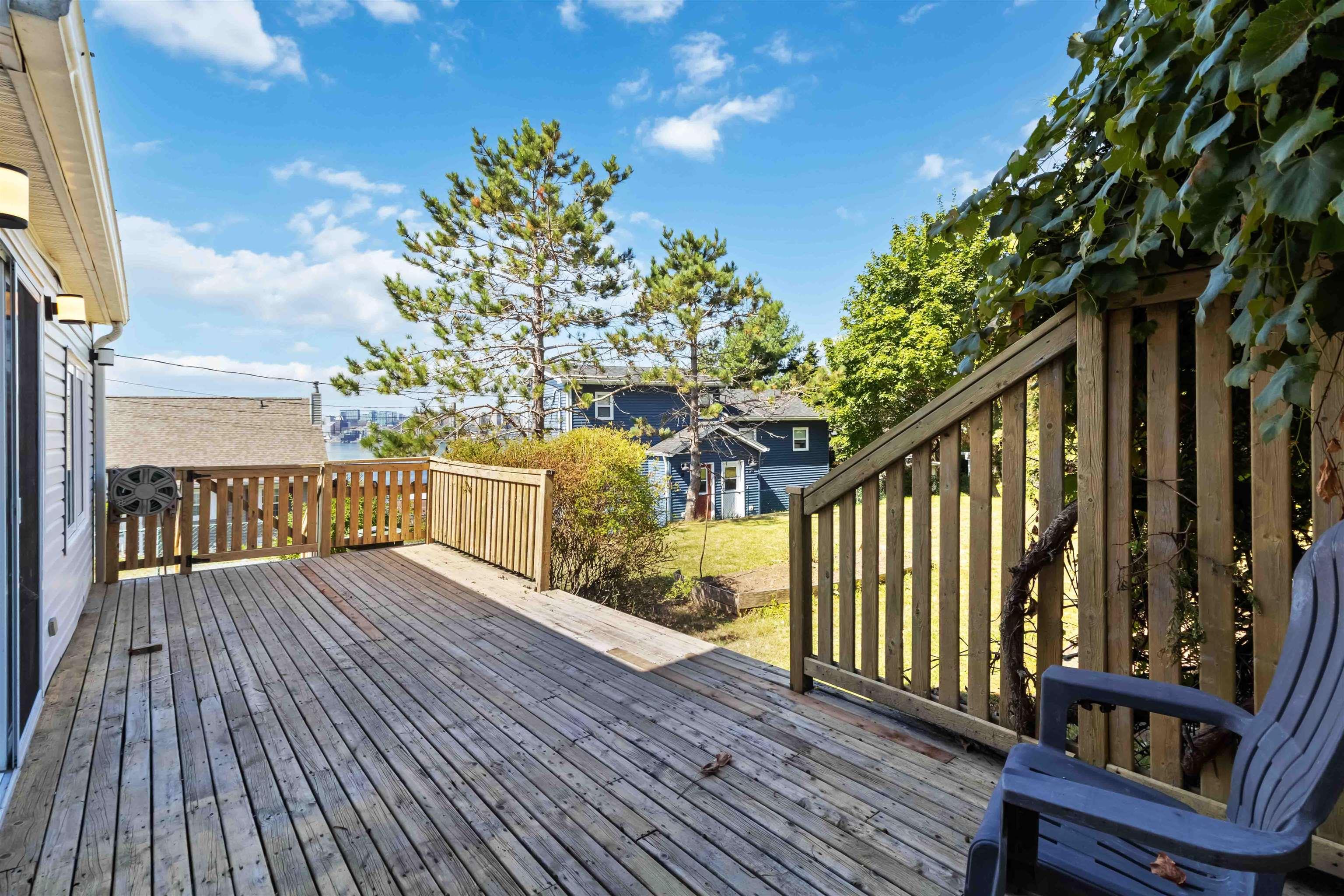 View of deck