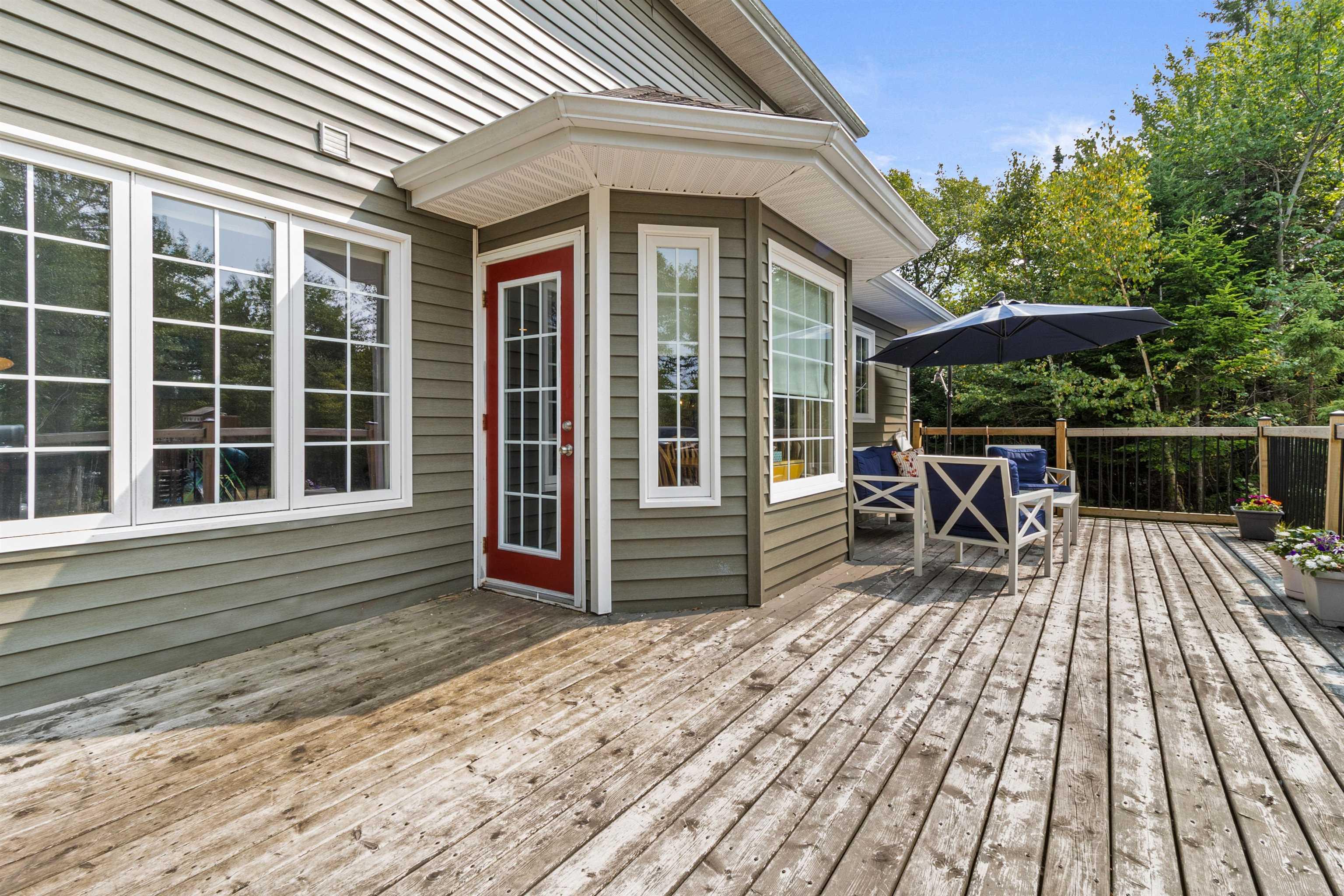 View of deck