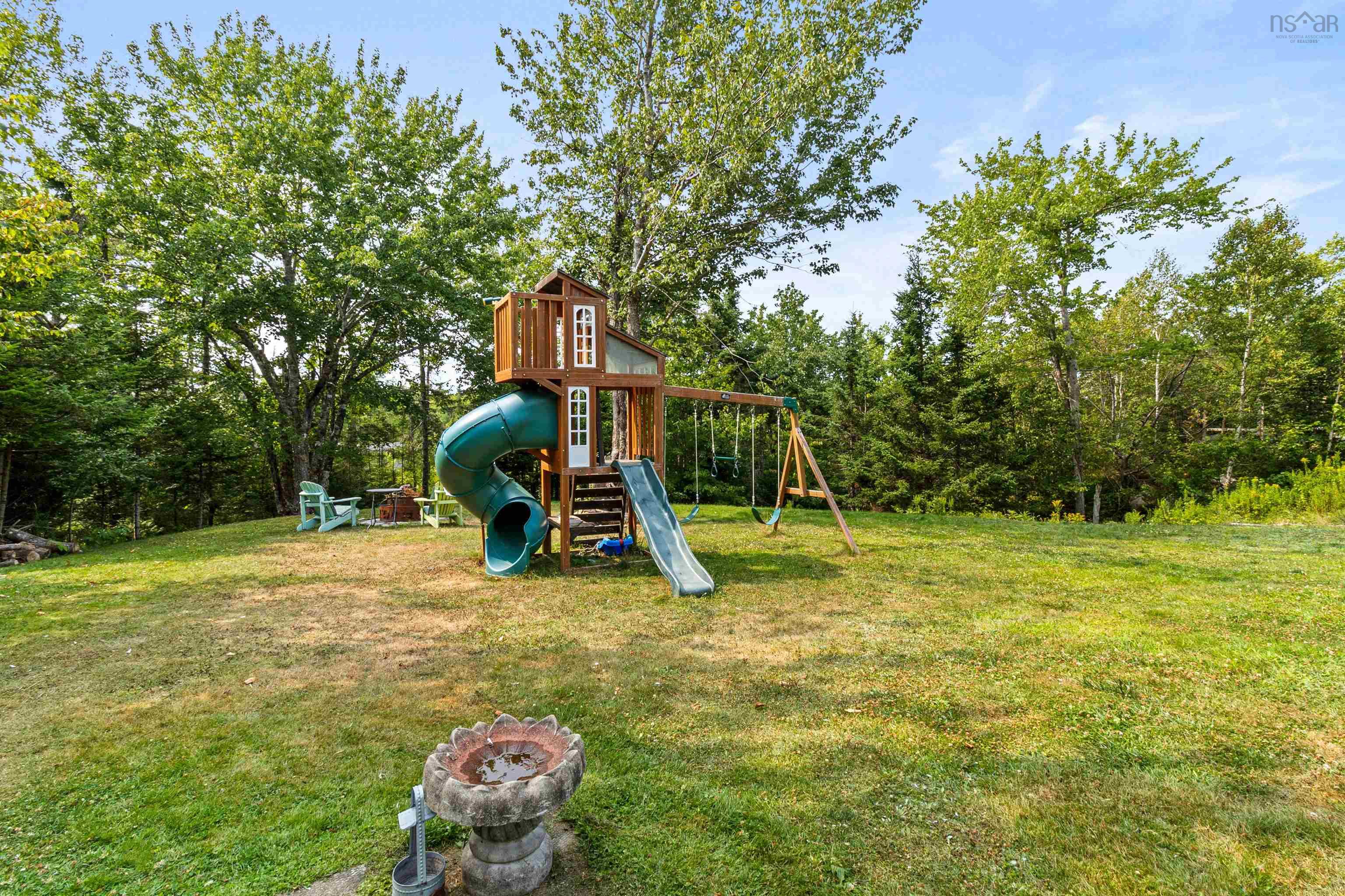 View of playground featuring a yard