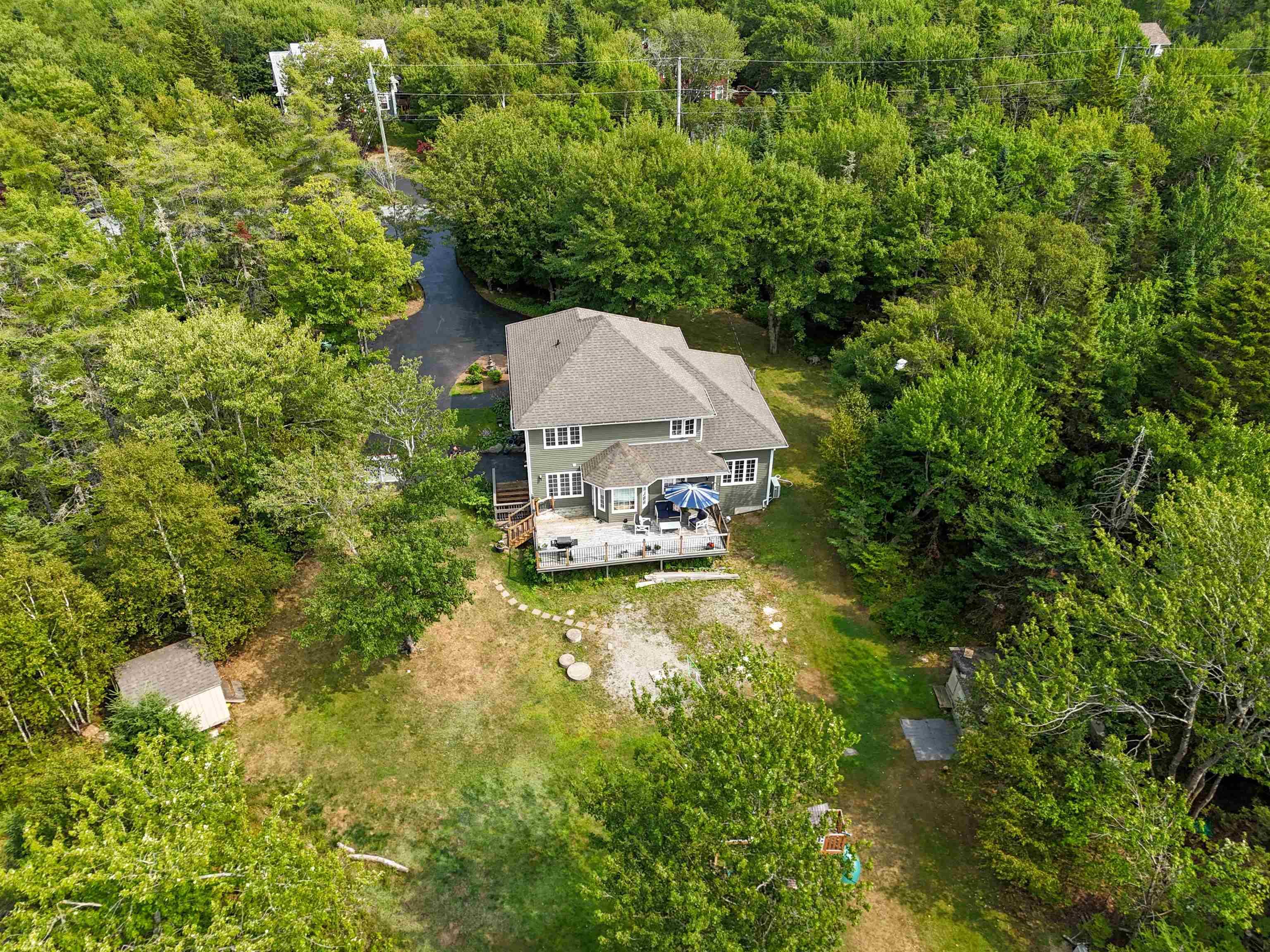 Aerial view of property and surrounding area