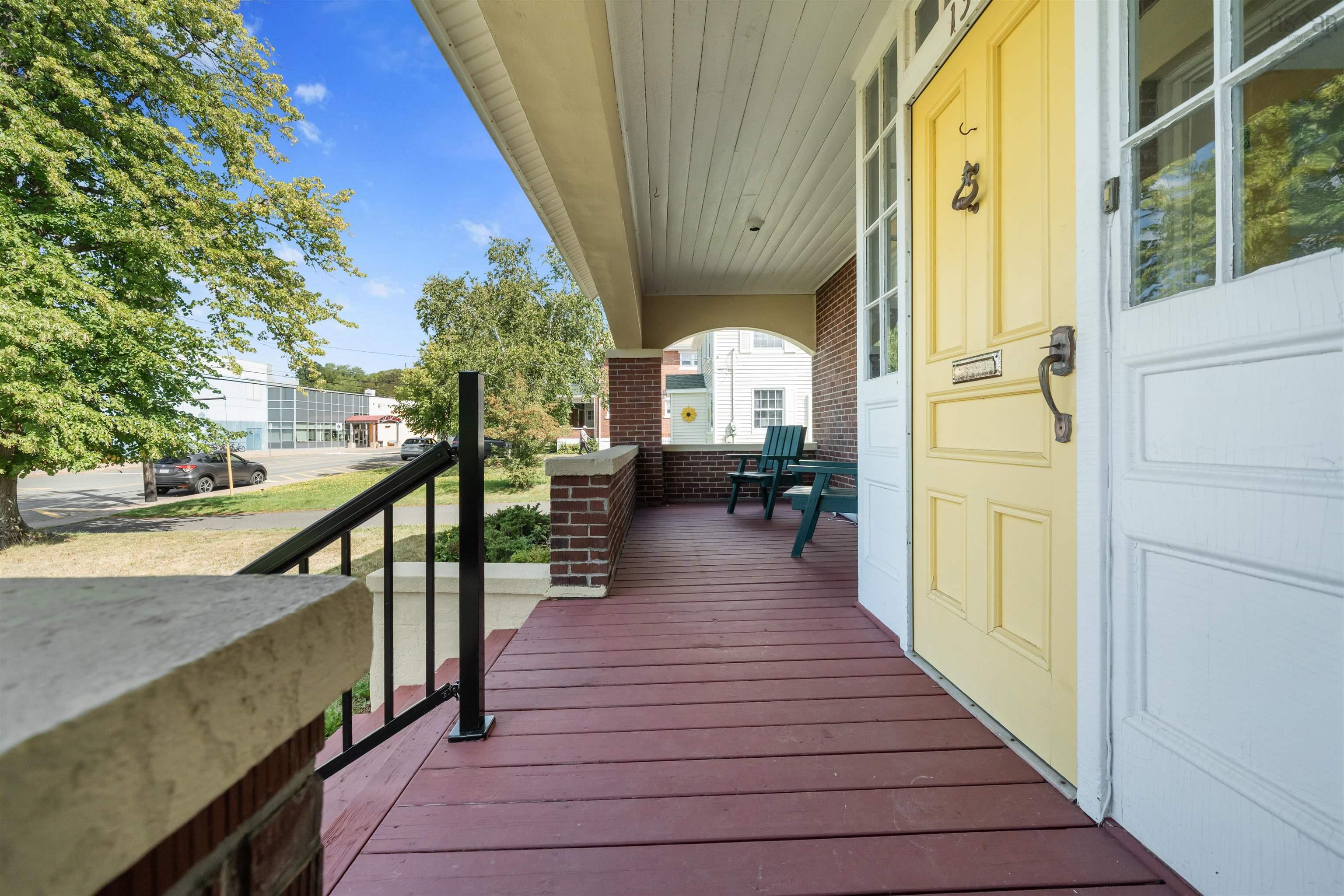 View of wooden porch