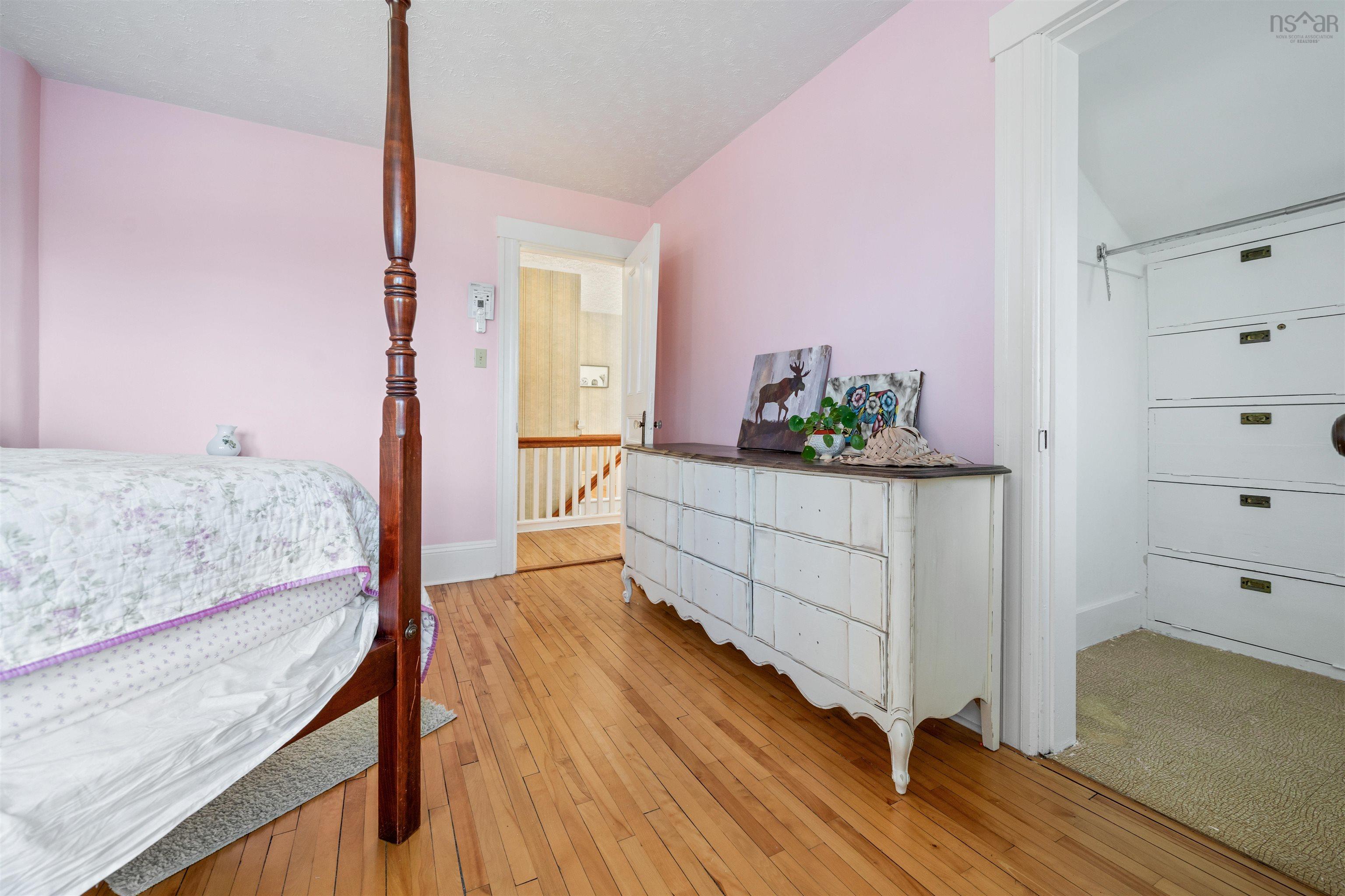 Bedroom featuring light wood-type flooring