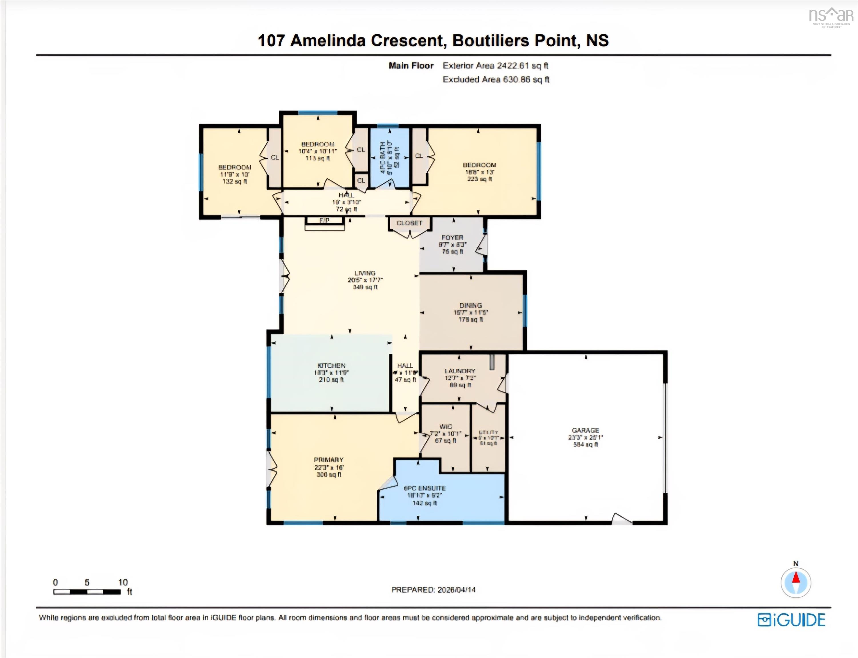 107 Amelinda, Boutiliers Point, NS, 4 Bedrooms Bedrooms, ,2 BathroomsBathrooms,Residential,For Sale,Amelinda,202607671